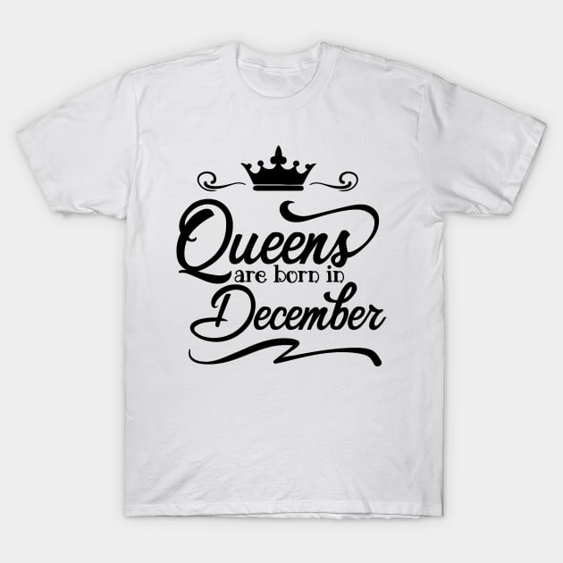 December Queen T-Shirt by giantplayful